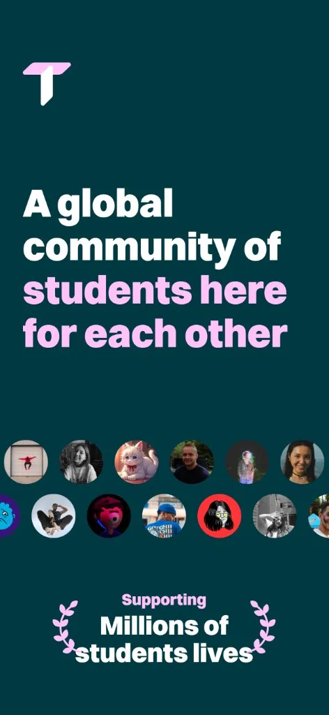 TalkLife Workplace app showing global employee community