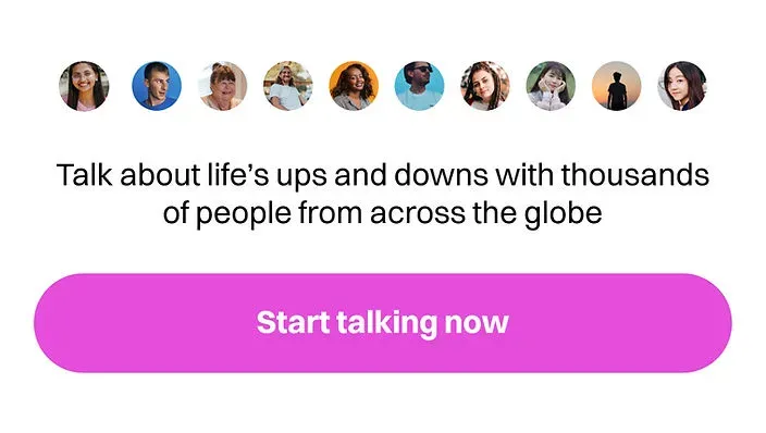 TalkLife Workplace Talk Today prompt card on mobile