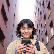Employee using TalkLife Workplace peer support app