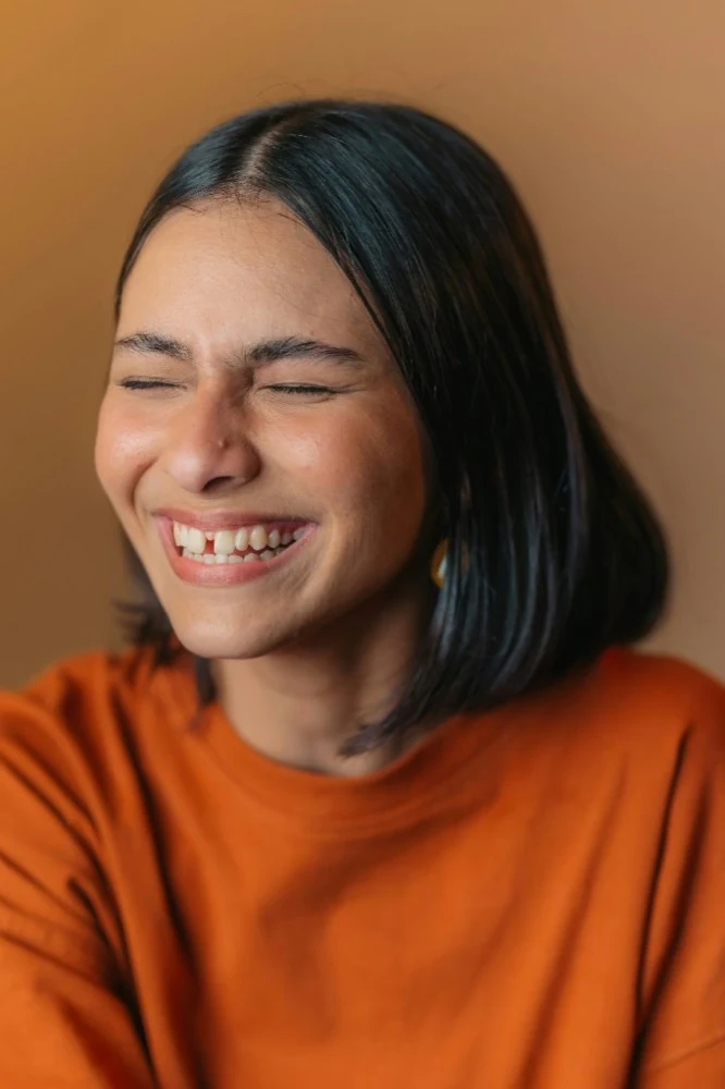 Employee smiling